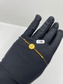 21K Adjustable Coin Charm Bracelet