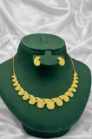 18K Teardrop Filigree Gold Necklace