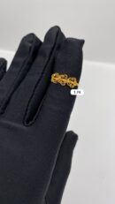 21K FIligree Floral Ring