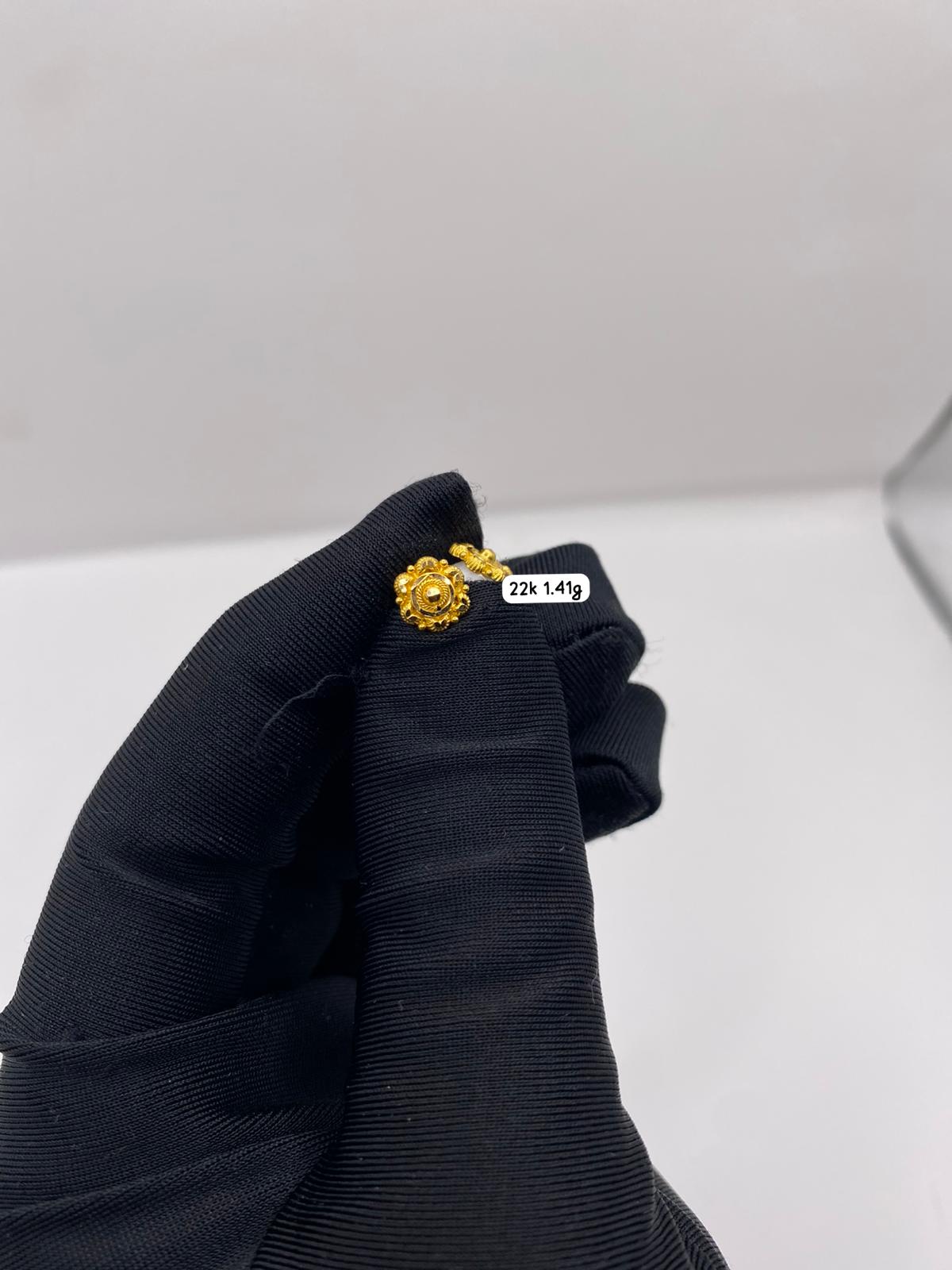 22K Stud Earrings- SE002