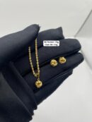 18K Pendant + Rope Chain