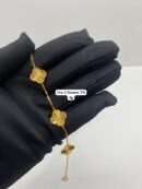 21K VCa Bracelet-3Flowers