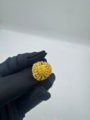 22K Round Filigree Gold Ring