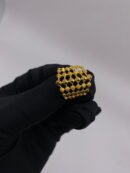 21K Gold Lattice Rings